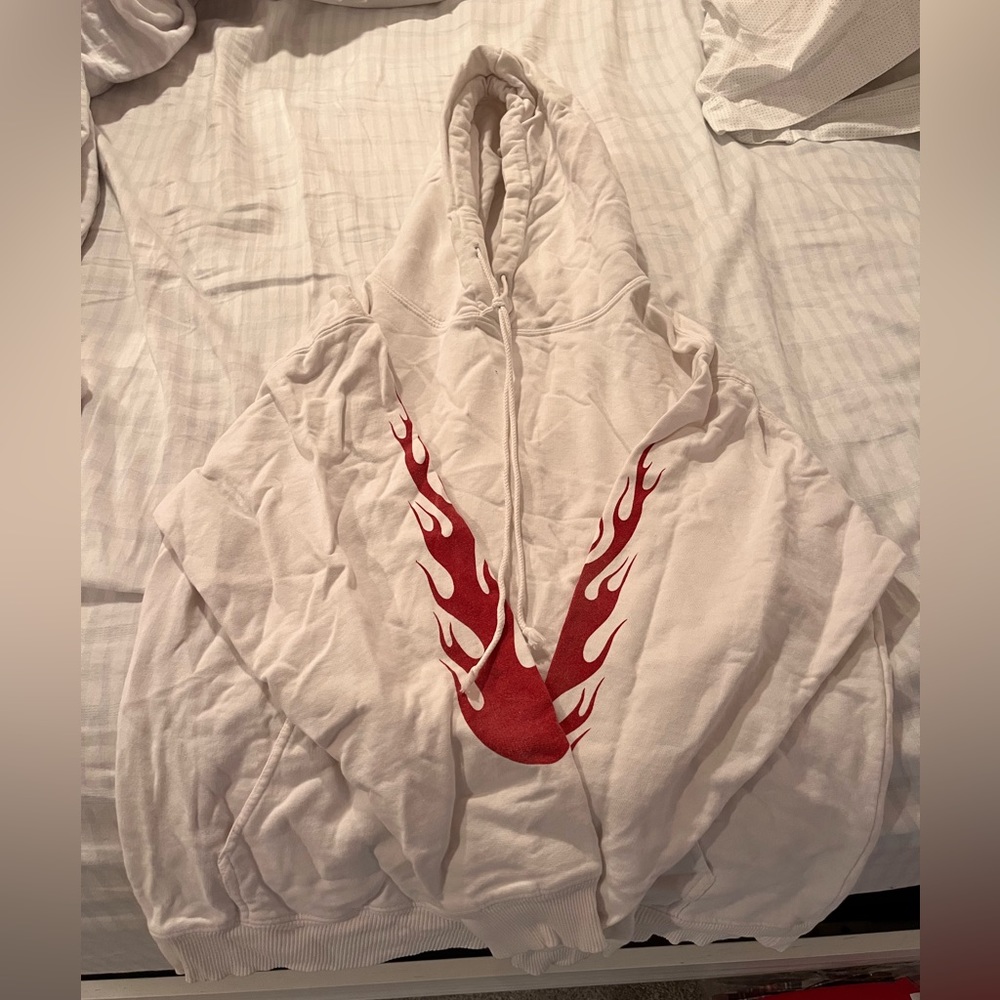John Galt/Brandy Melville Red Flame Hoodie